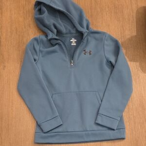 Under Armour Slate Blue Quarter-Zip Hoodie